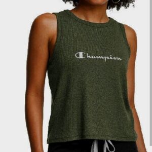 New Champion muscle tank sleep shirt. Olive green .